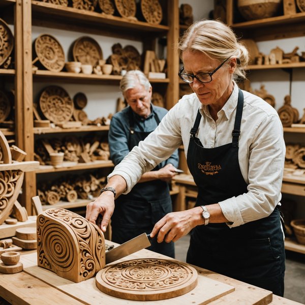 Où participer à des ateliers de sculpture sur bois en Scandinavie?