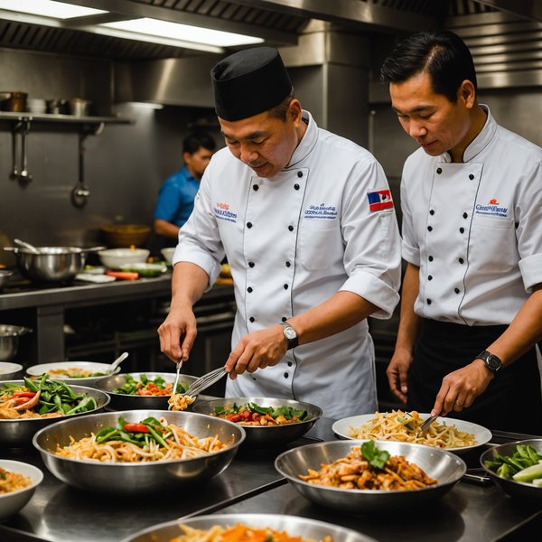 Quelles croisières offrent des ateliers de cuisine thaïlandaise avec des chefs locaux?